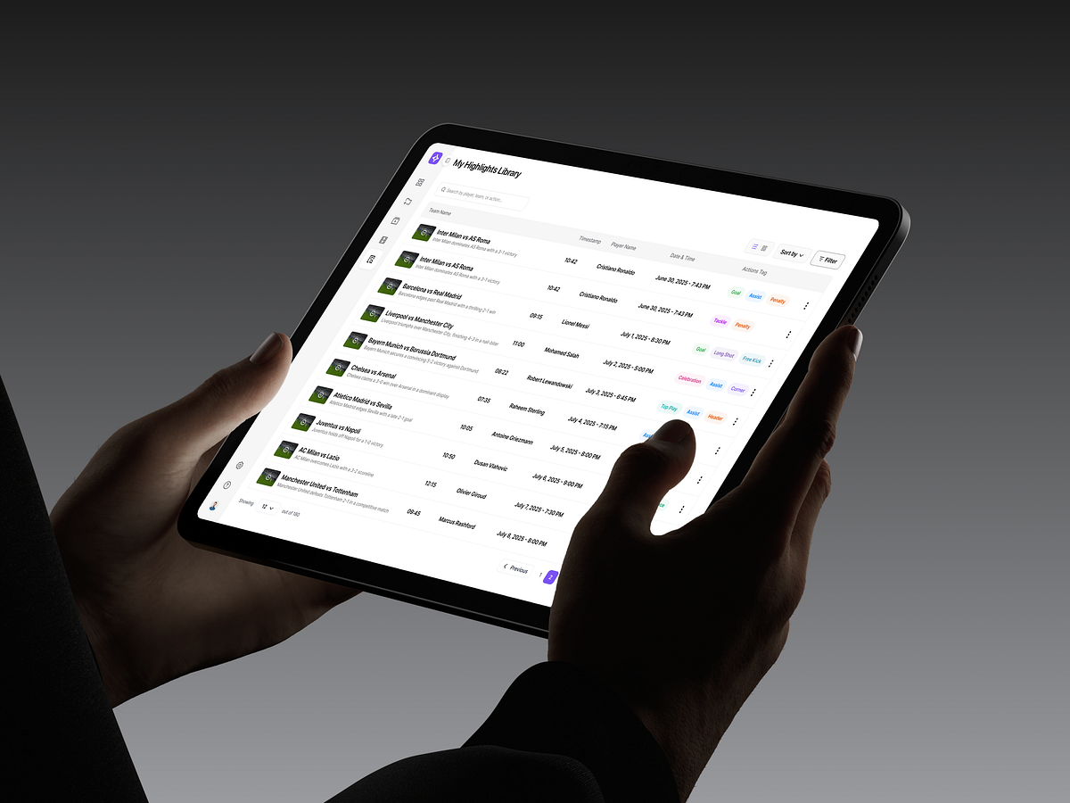 Clipmatic – AI Sports Highlight Dashboard Image 0