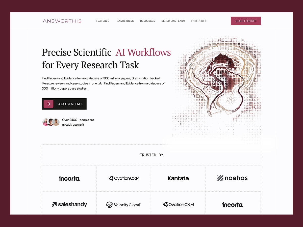 AnswerThis - AI Workflow Landing Page
