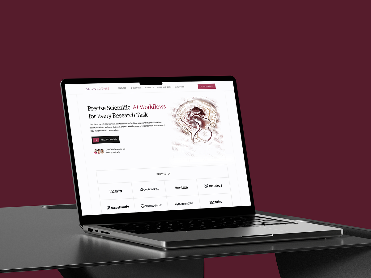 AnswerThis - AI Workflow Landing Page Image 1