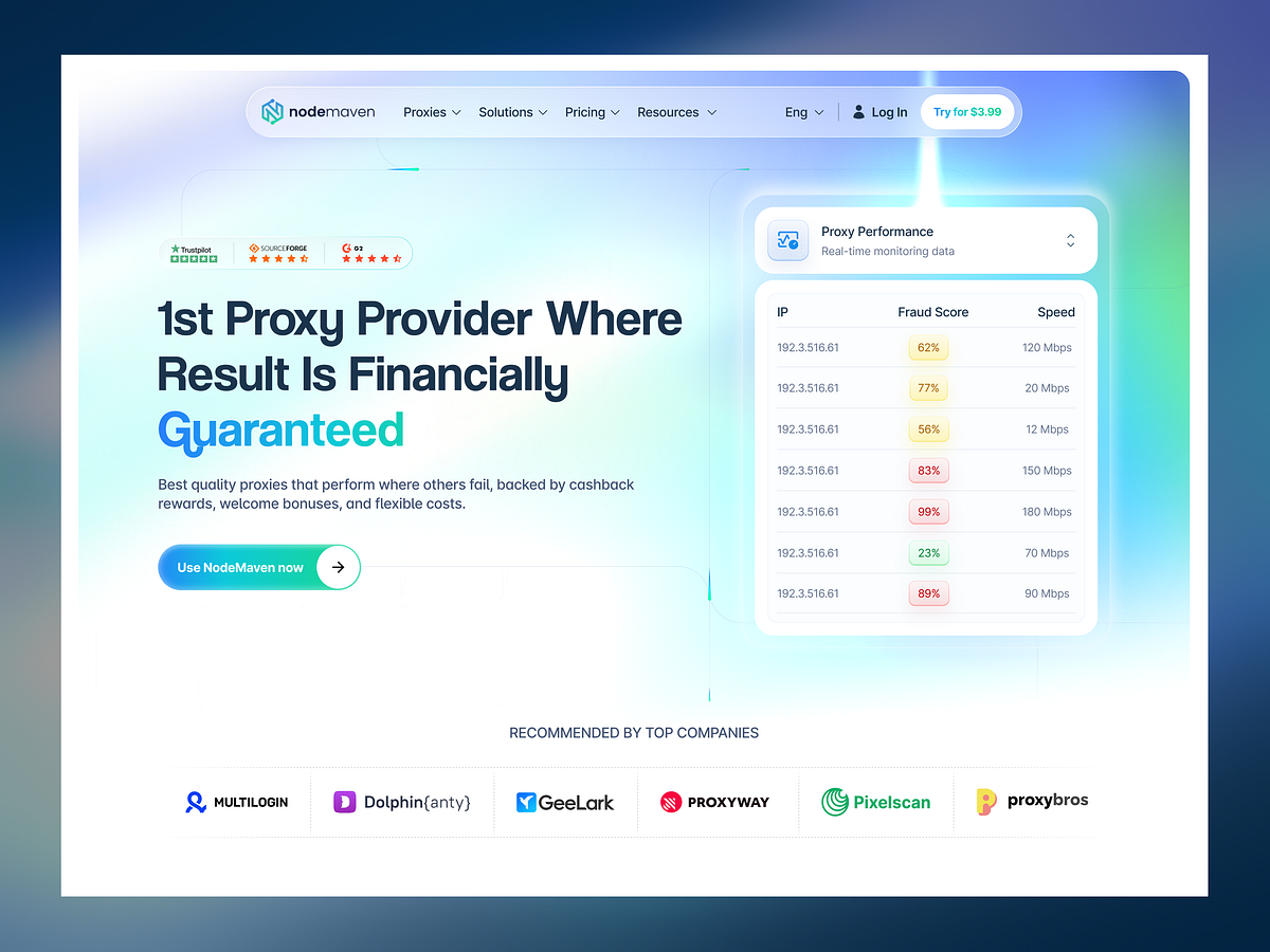 NodeMaven - Proxy Service Providing Platform