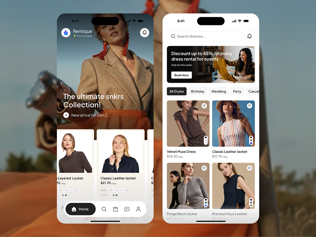 Rentique - Online Fashion Rental Platform