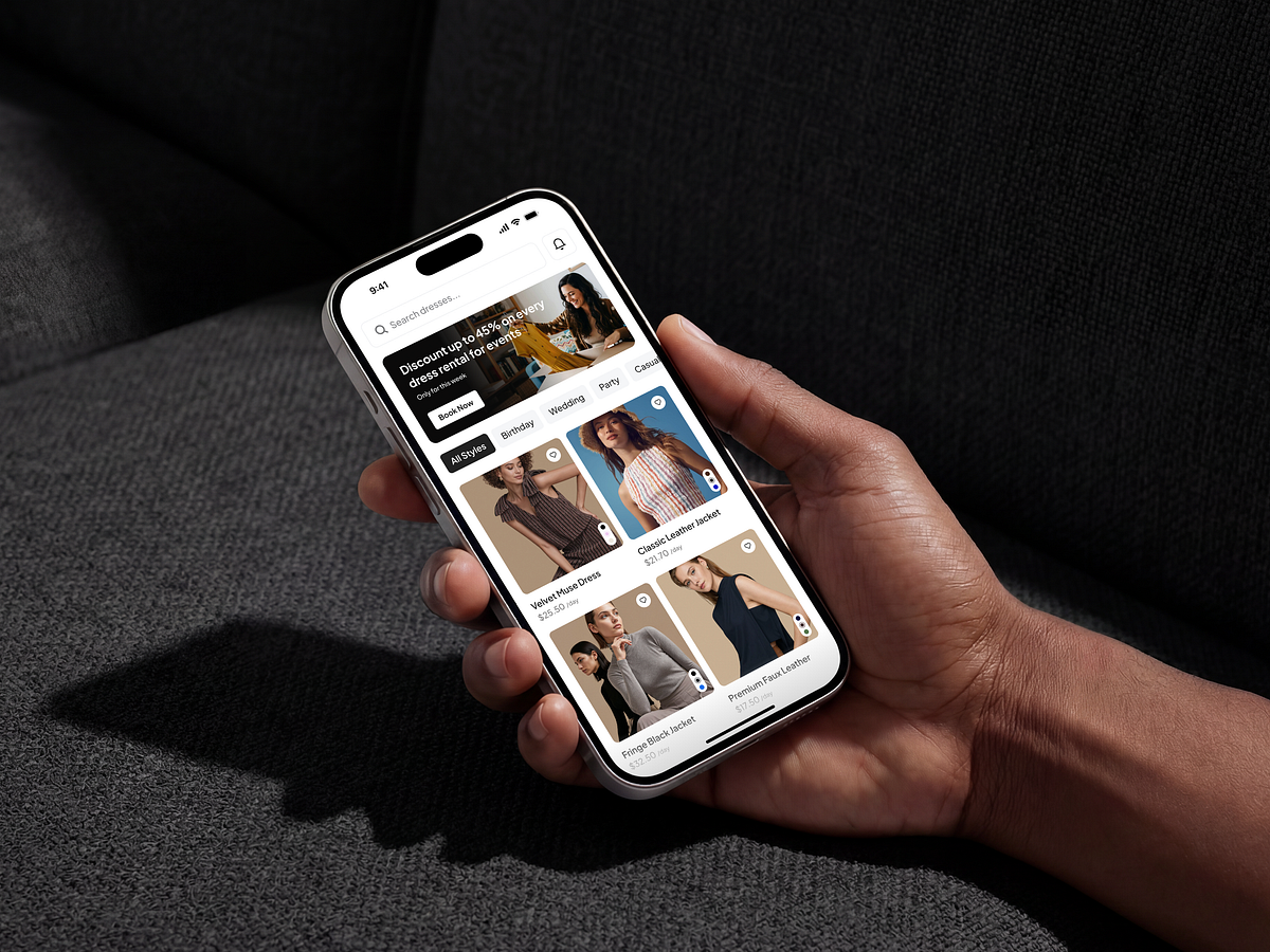 Rentique - Online Fashion Rental Platform Image 1