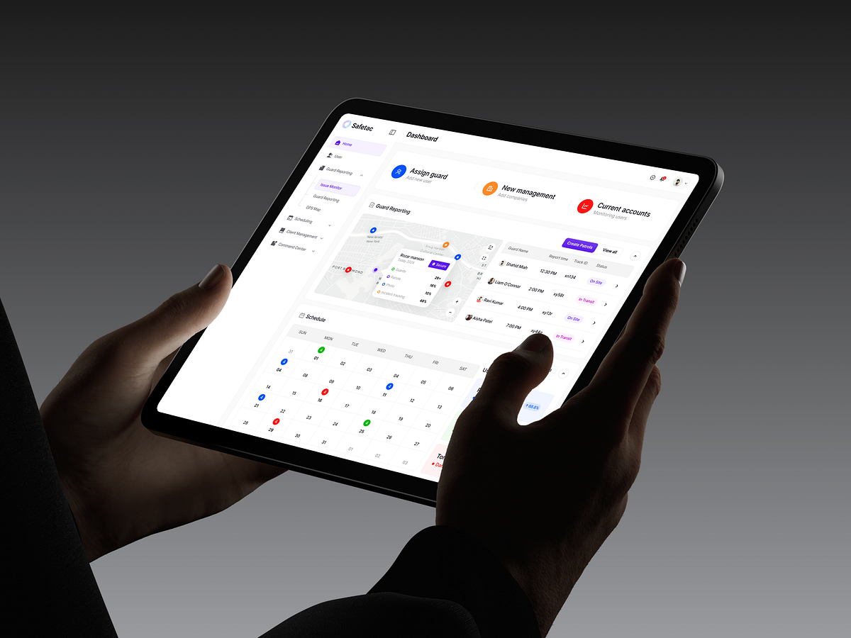 Safetec - Advanced Security Tracking Dashboard Image 0