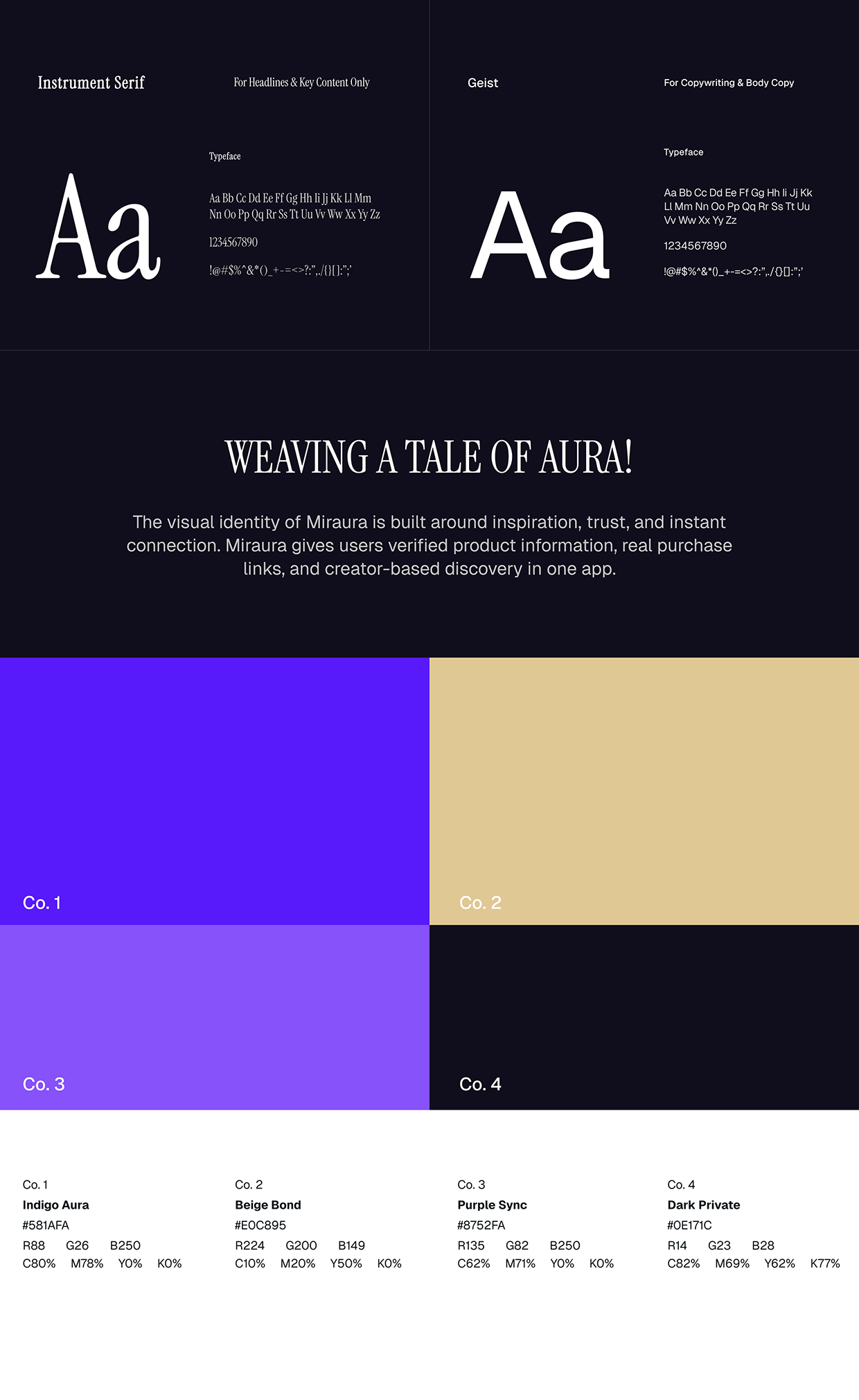 Miraura - Brand Identity Design for Creator Commerce Image 4