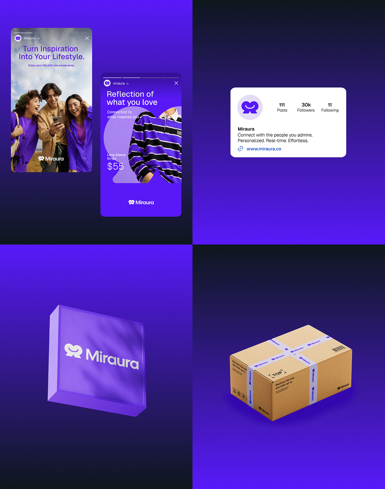 Miraura - Brand Identity Design for Creator Commerce Image 9