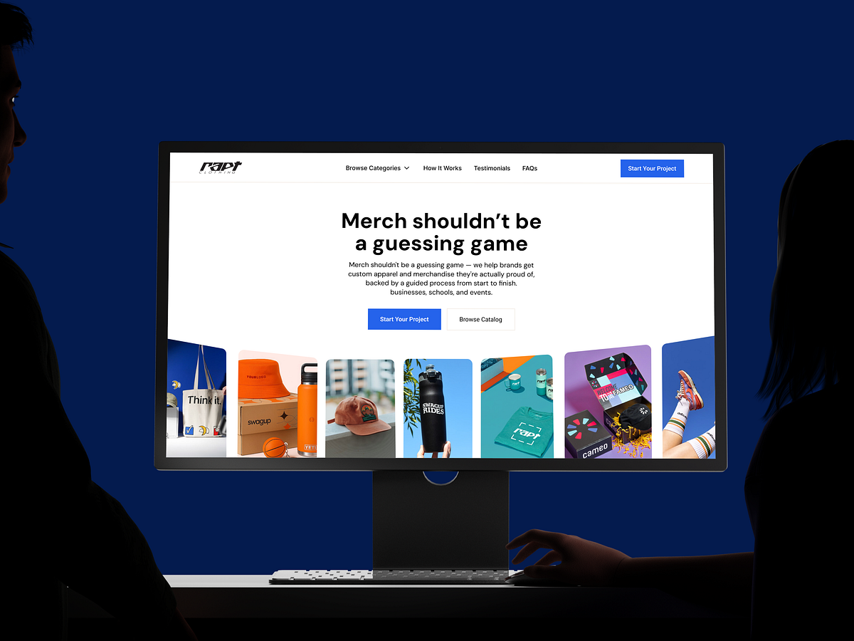 Rapt - E-commerce Website Image 0