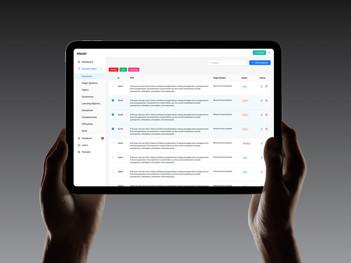 MedAI - Medical AI Edtech Platform Image 1
