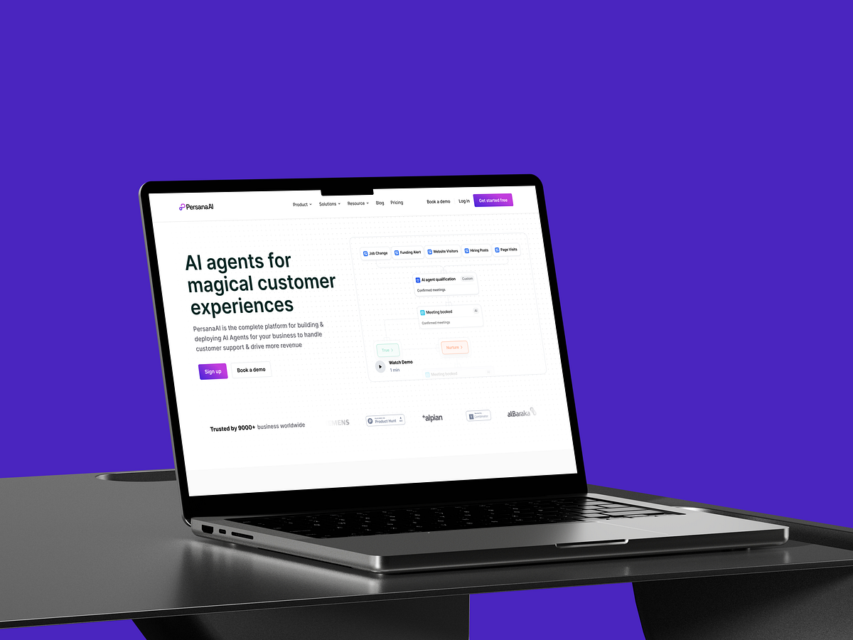 Persana - AI Sales Agent Website Image 2