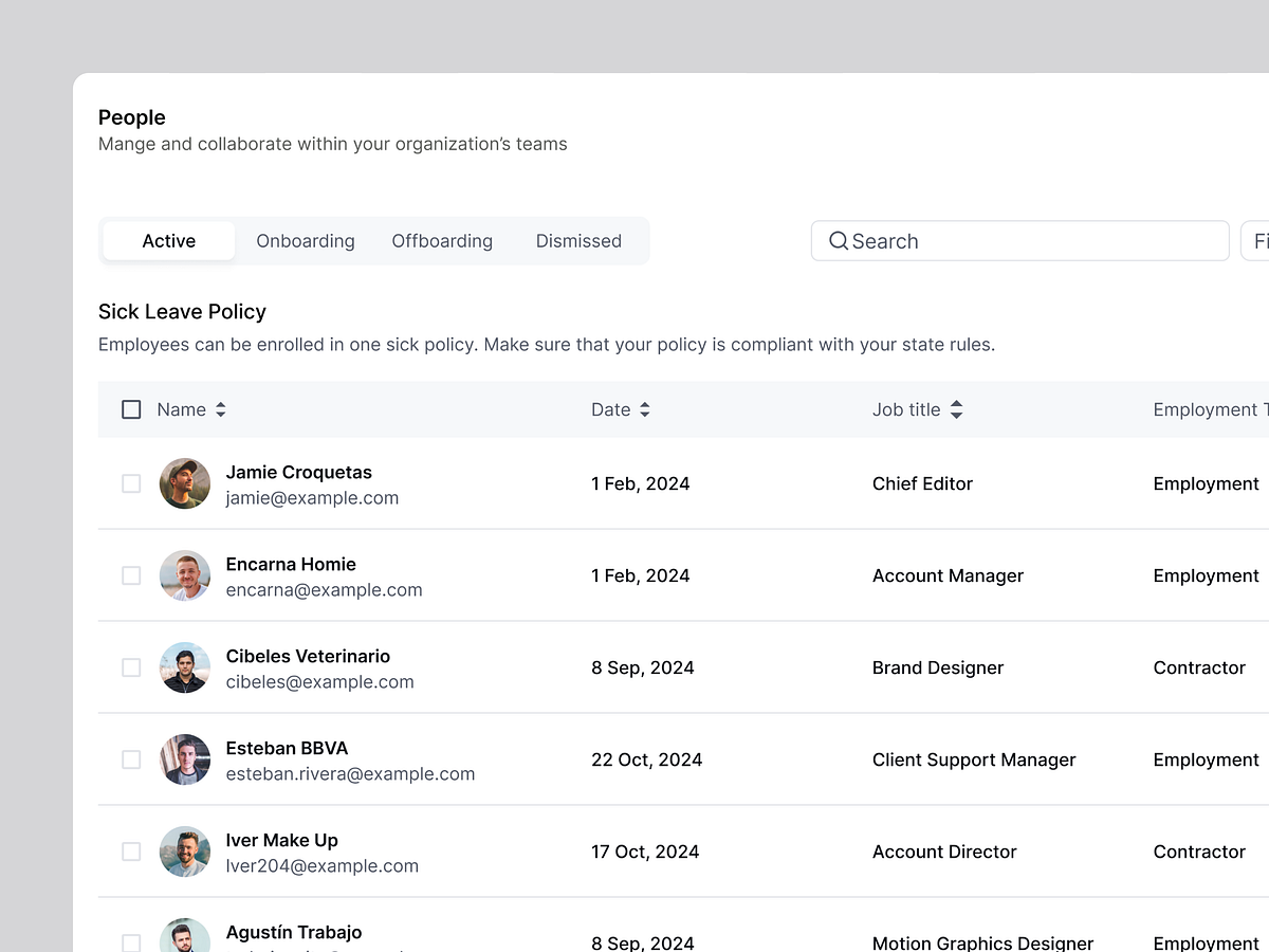 MarcoHR - HR Management Dashboard Image 2