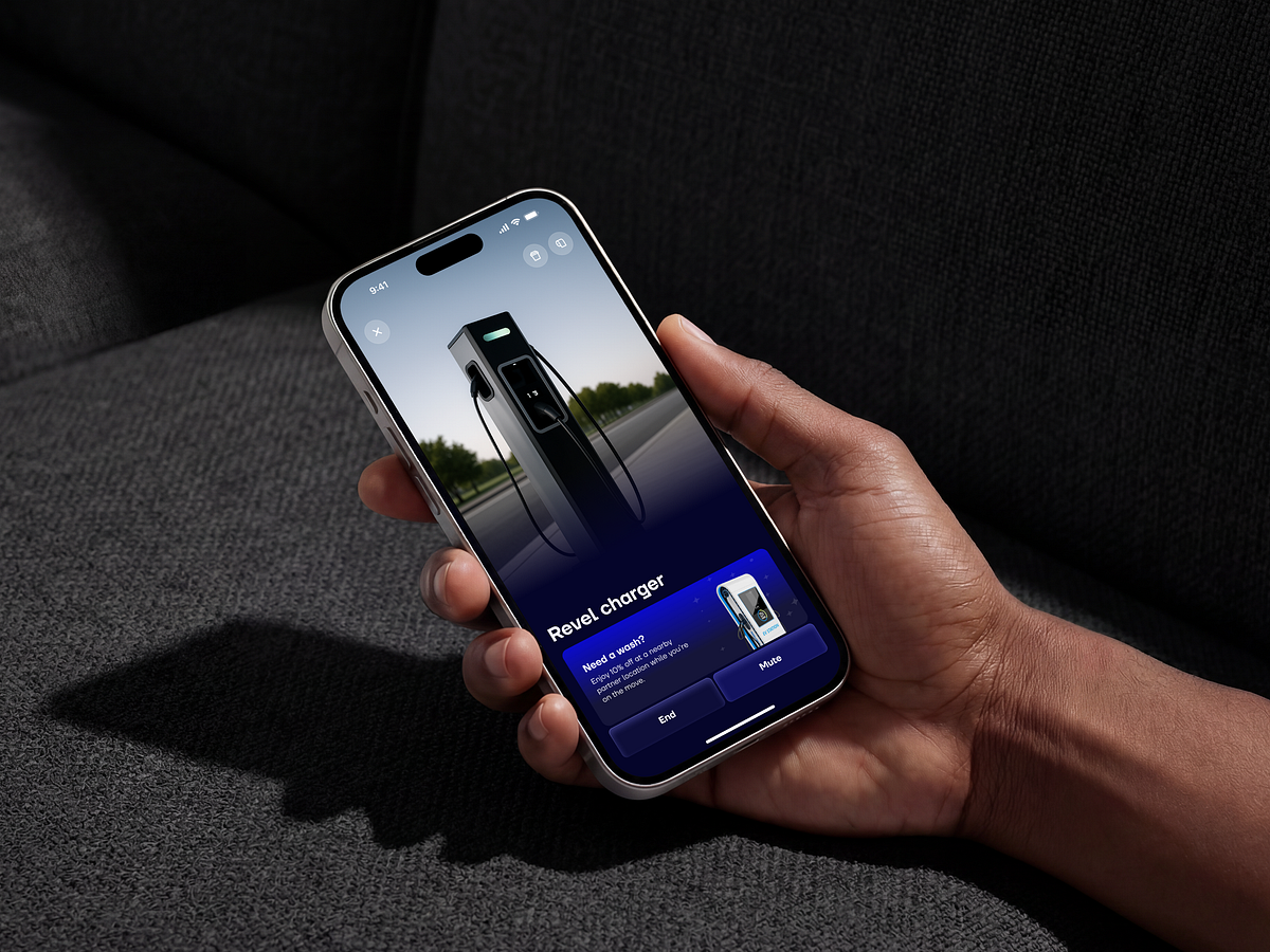 EV Charging Mobile App Design Image 2