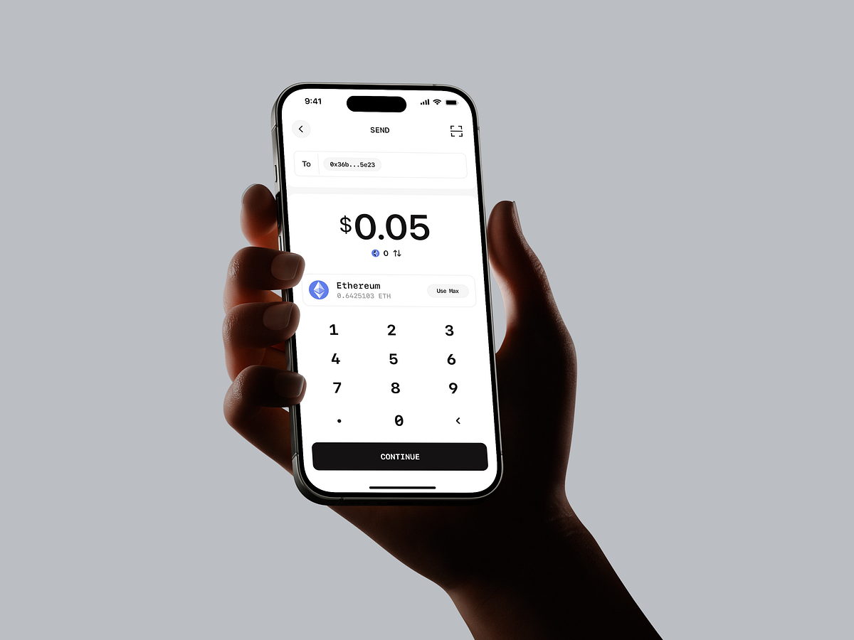 Max Wallet - Crypto Wallet Mobile App Design Image 1