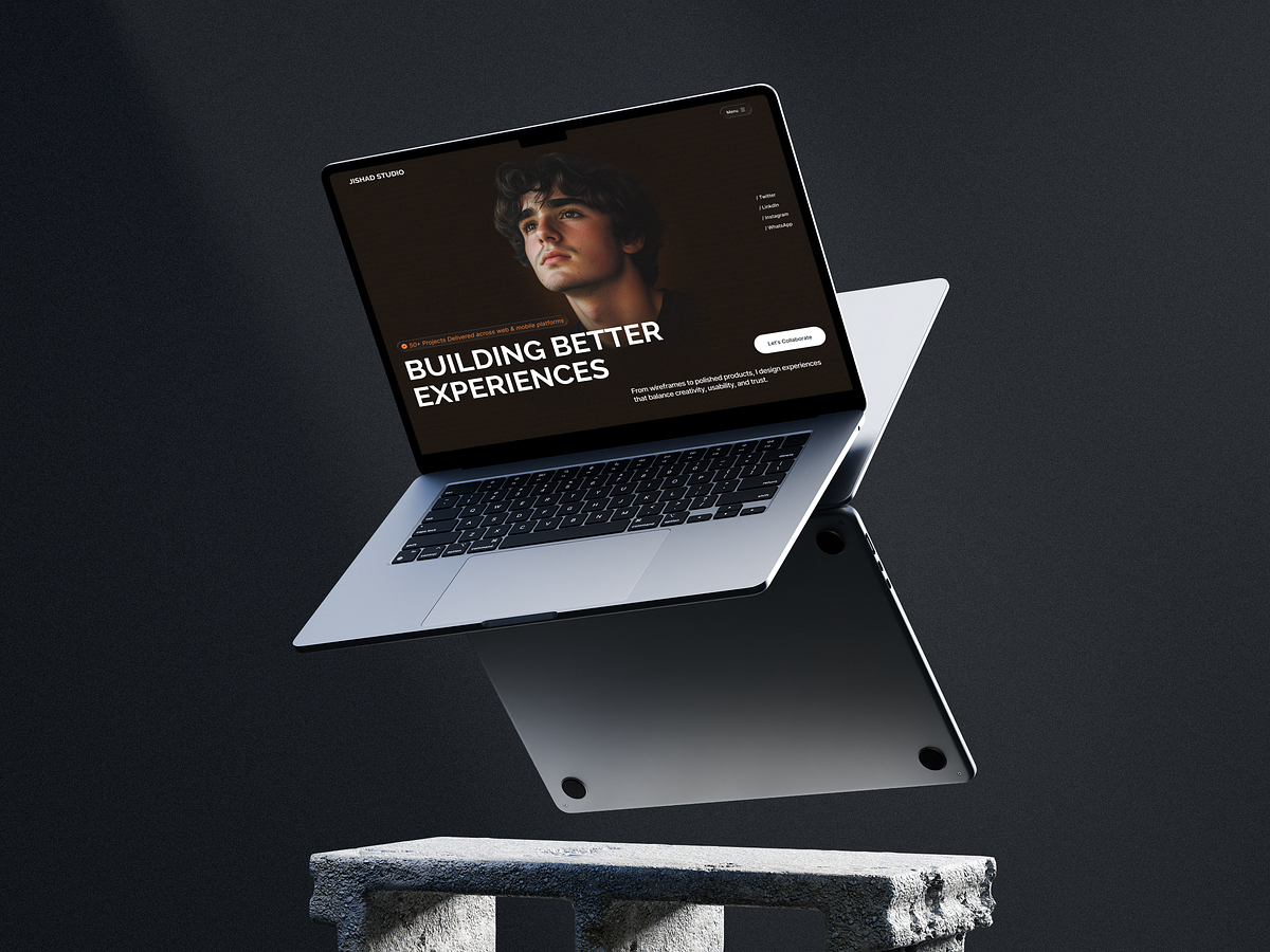 Personal Branding Website – Portfolio Website – Hero Section Image 2