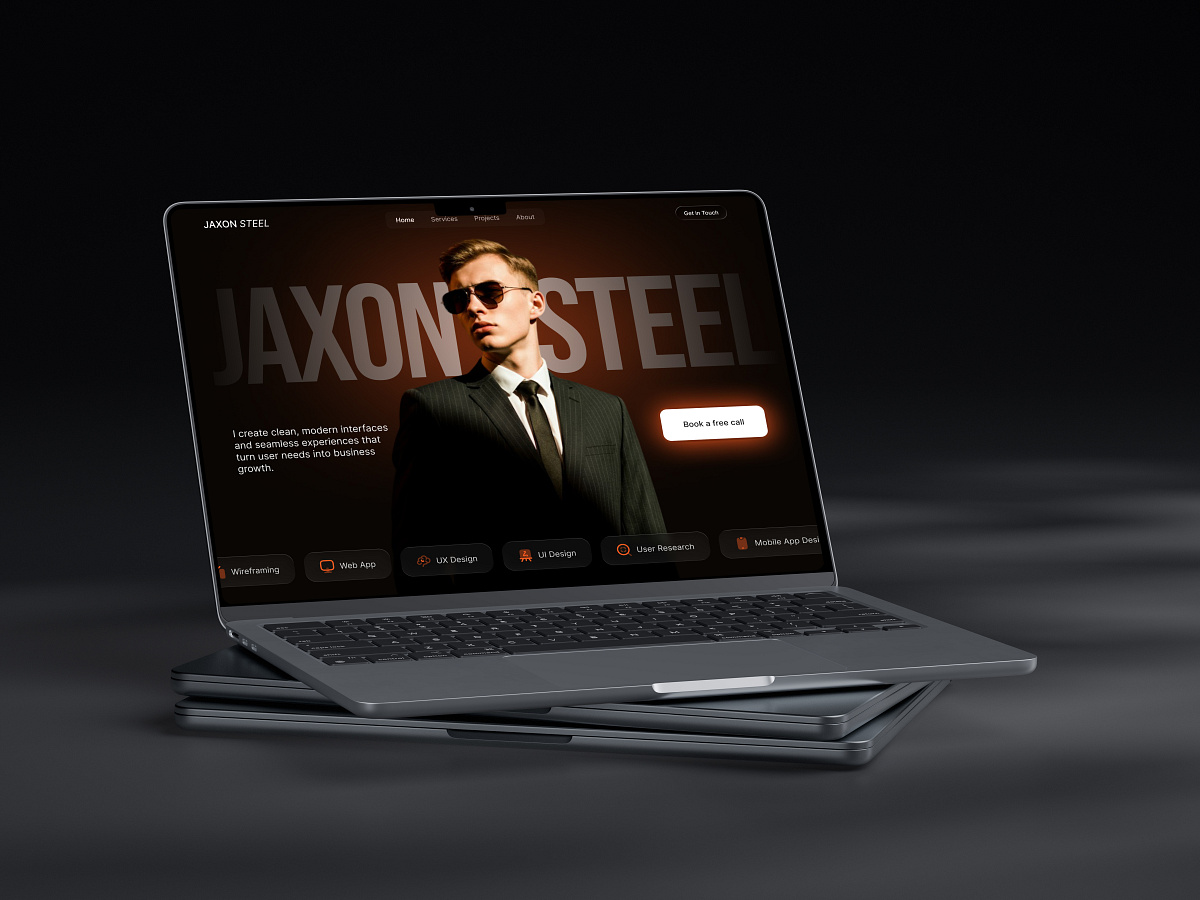 Product Designer Portfolio Website | Hero Section Image 0