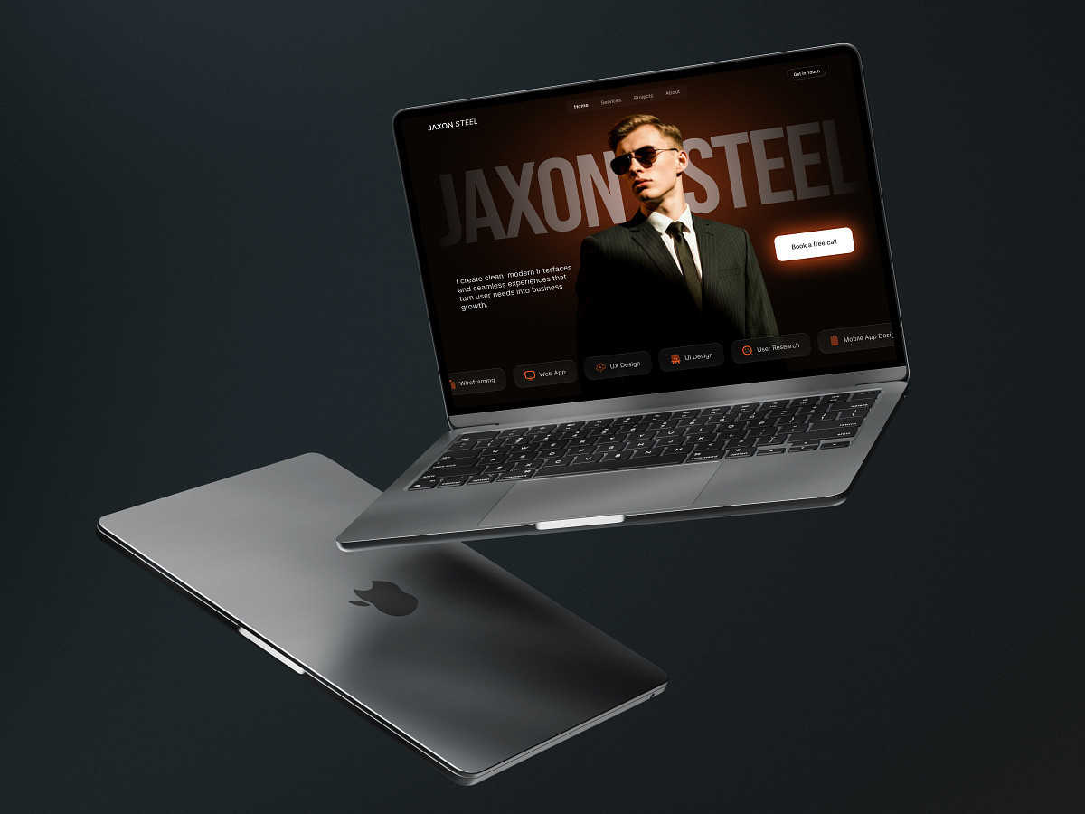 Product Designer Portfolio Website | Hero Section Image 1