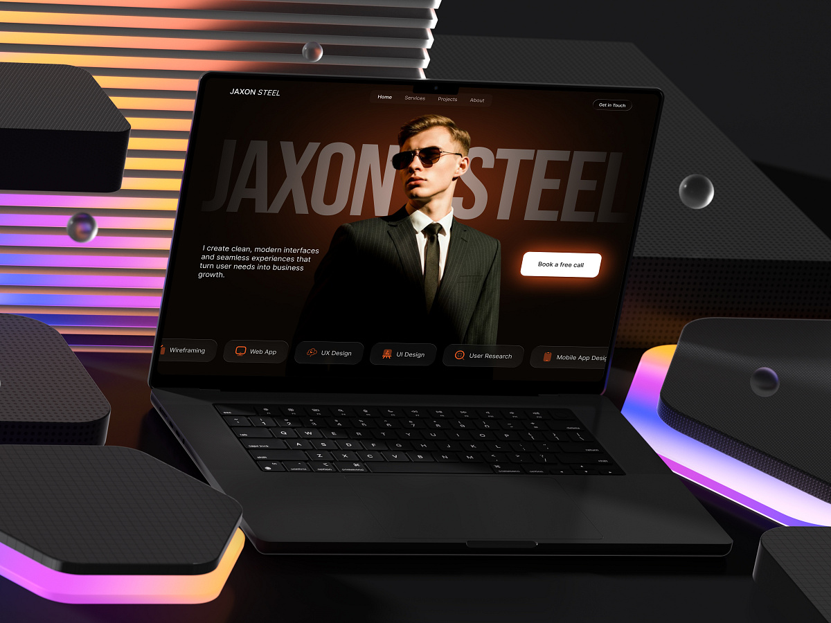 Product Designer Portfolio Website | Hero Section Image 2