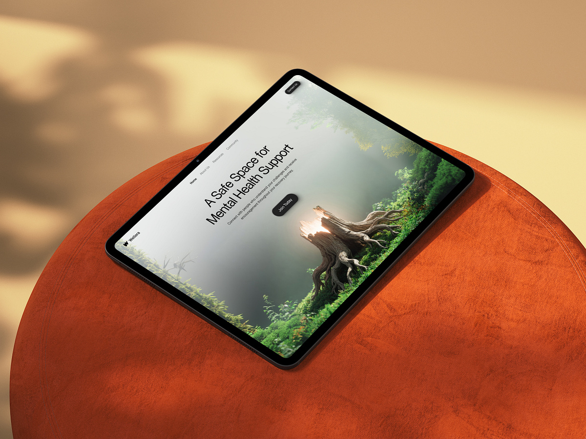 Mental Health Support Community Landing Page | Hero Section Image 0