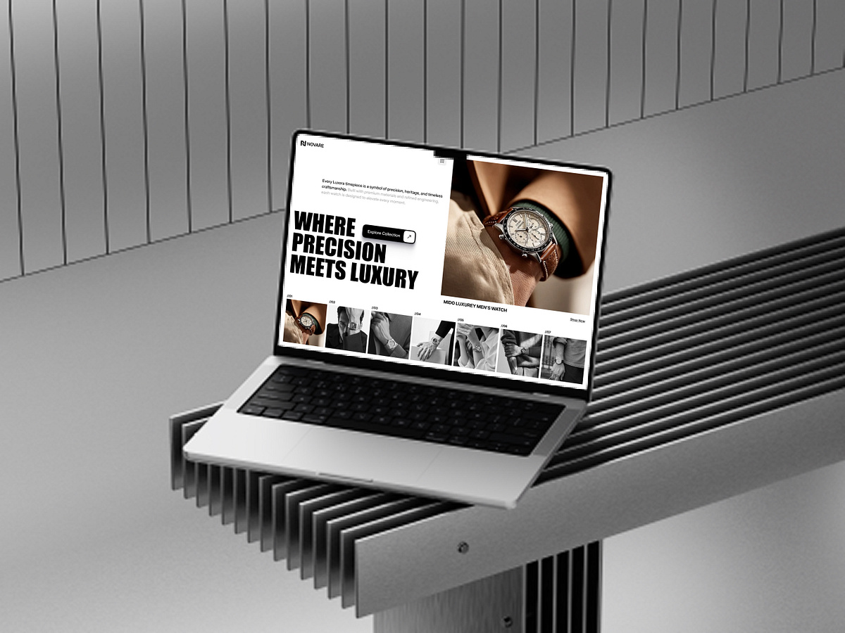 Luxury Watch Brand Website | Product Showcase Image 1
