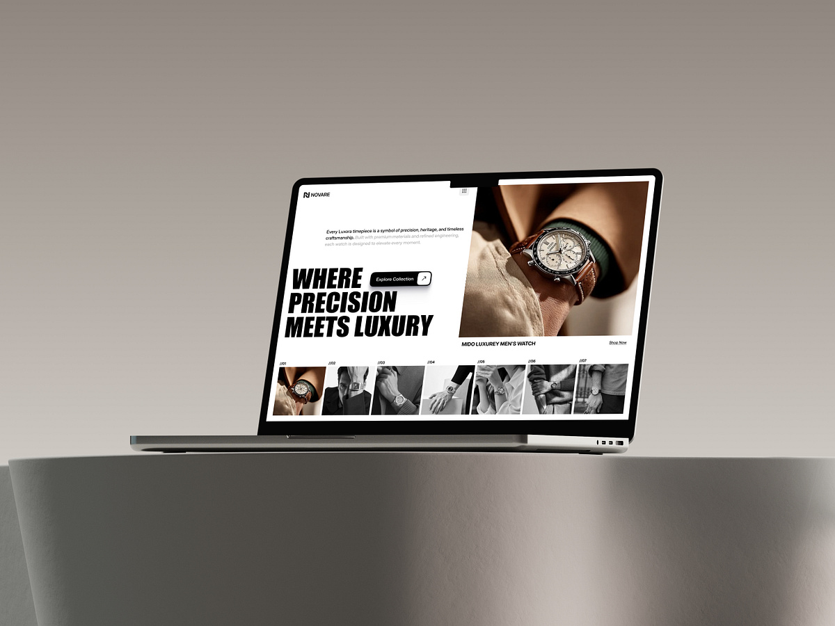 Luxury Watch Brand Website | Product Showcase Image 2