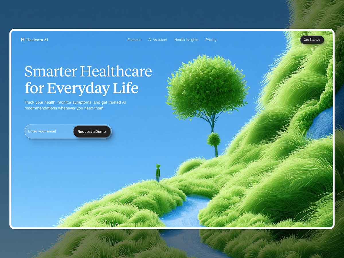 AI Health Assistant Website | Healthtech Website