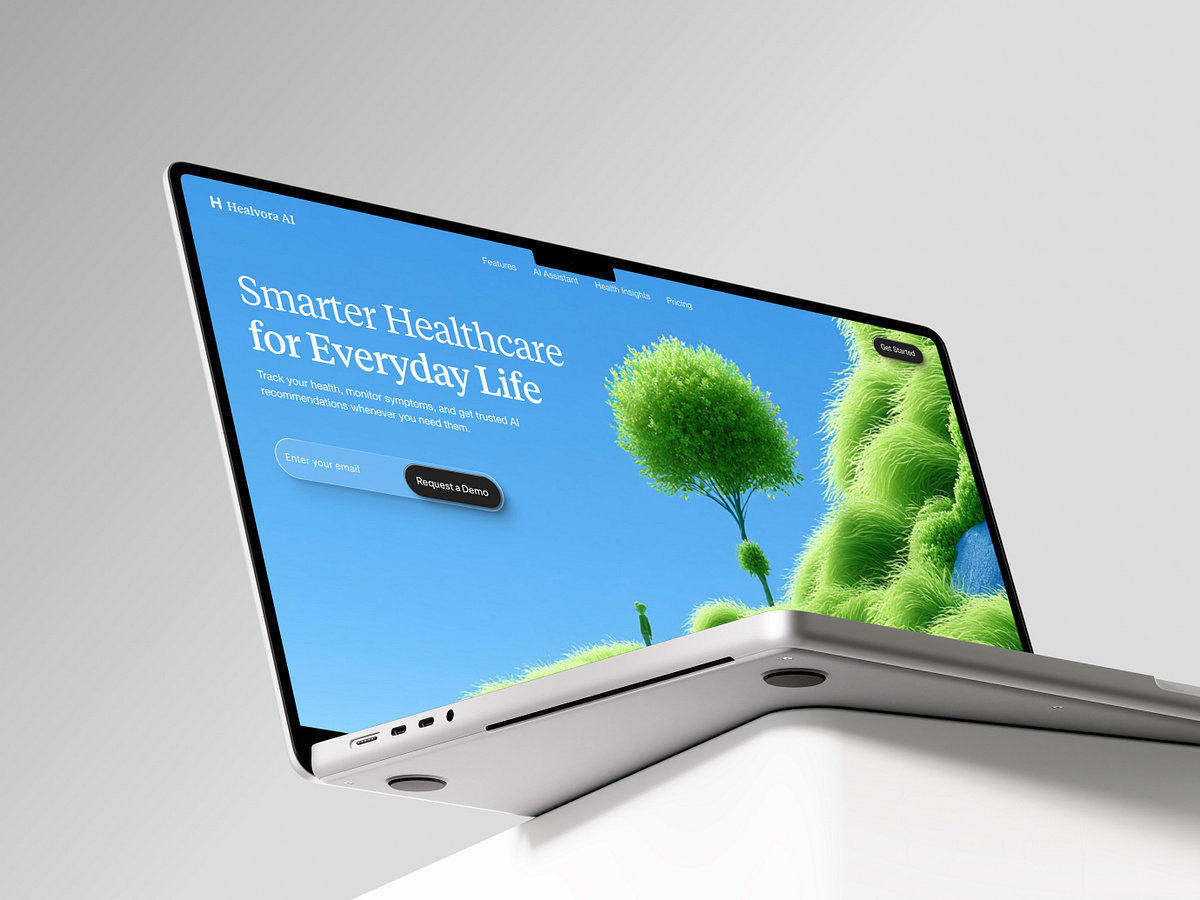 AI Health Assistant Website | Healthtech Website Image 3