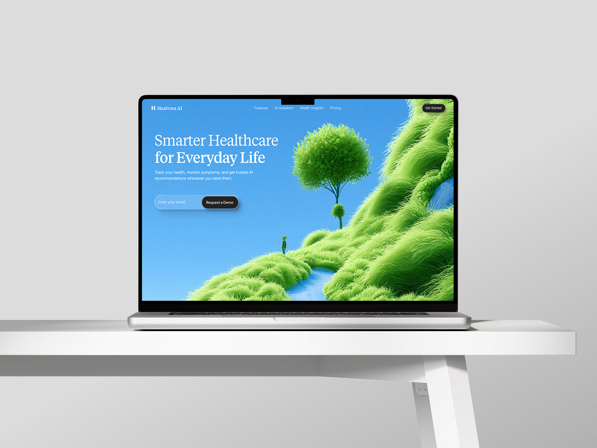 AI Health Assistant Website | Healthtech Website Image 4