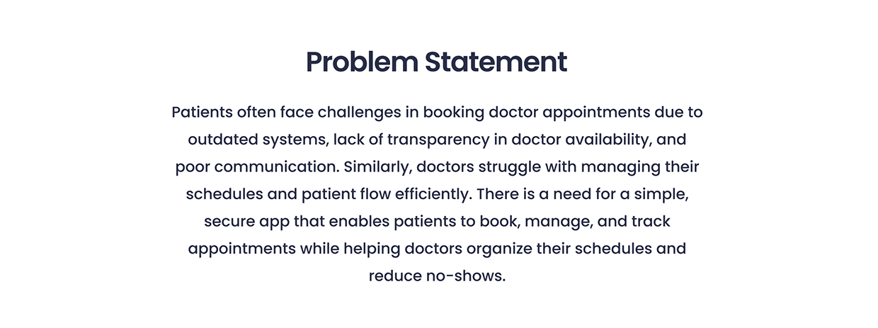 Vital Link (Doctor Appointment app) Image 0