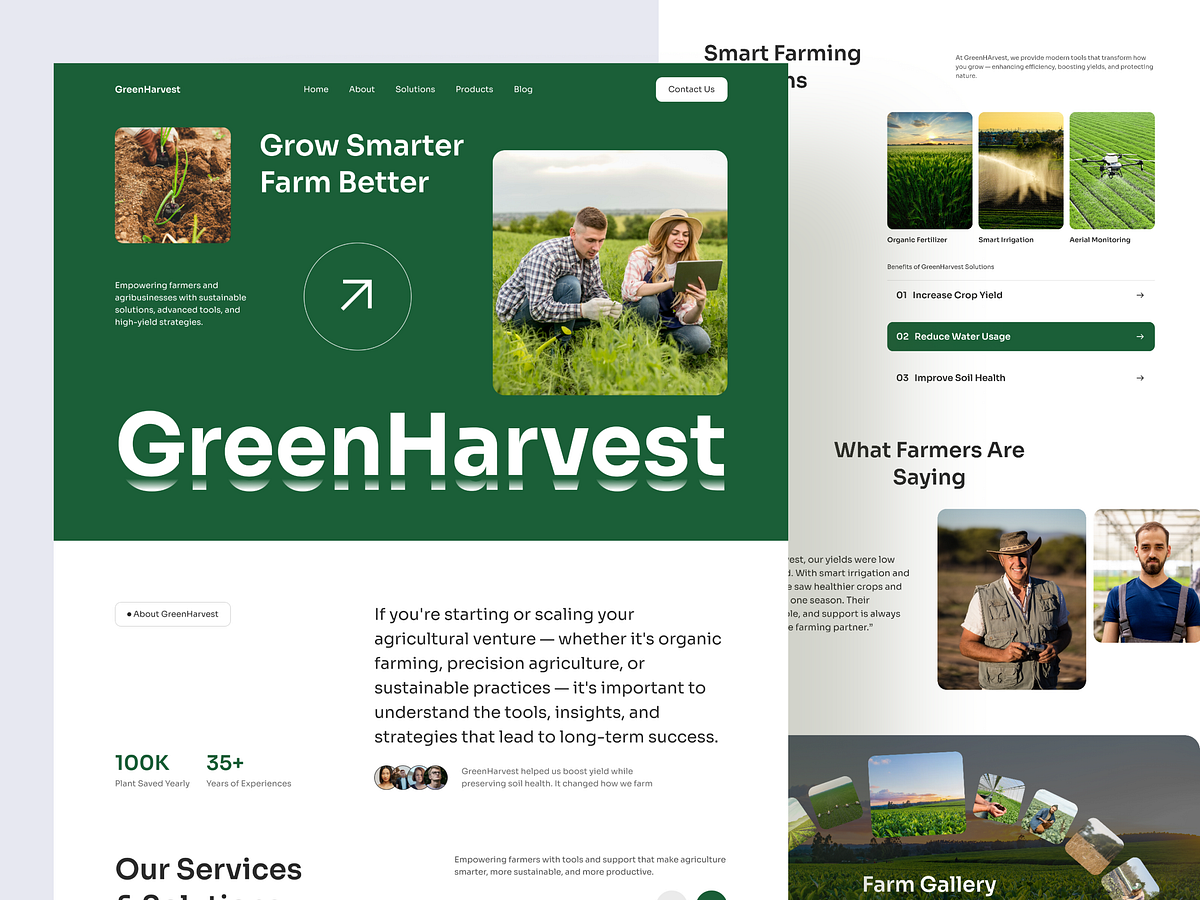 AgriCo—Modern Agriculture Landing Page Image 2