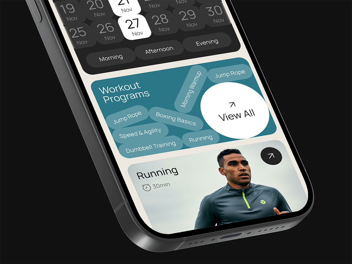 Workout Mobile App Image 2