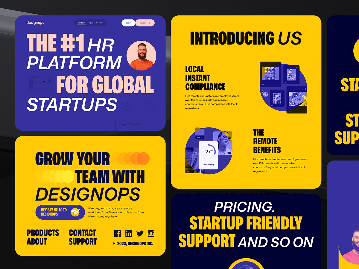 HR, Payroll SaaS Platform Website Design