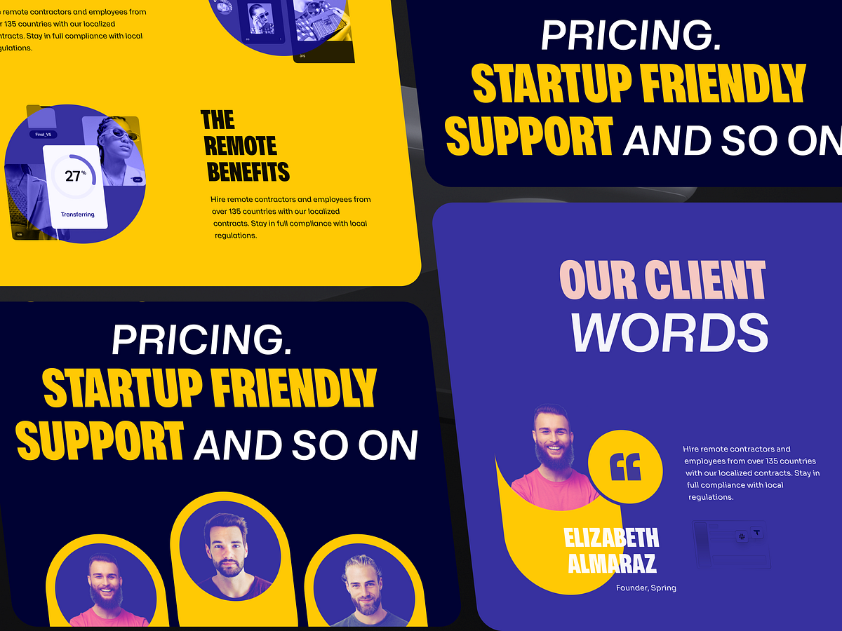 HR, Payroll SaaS Platform Website Design Image 2