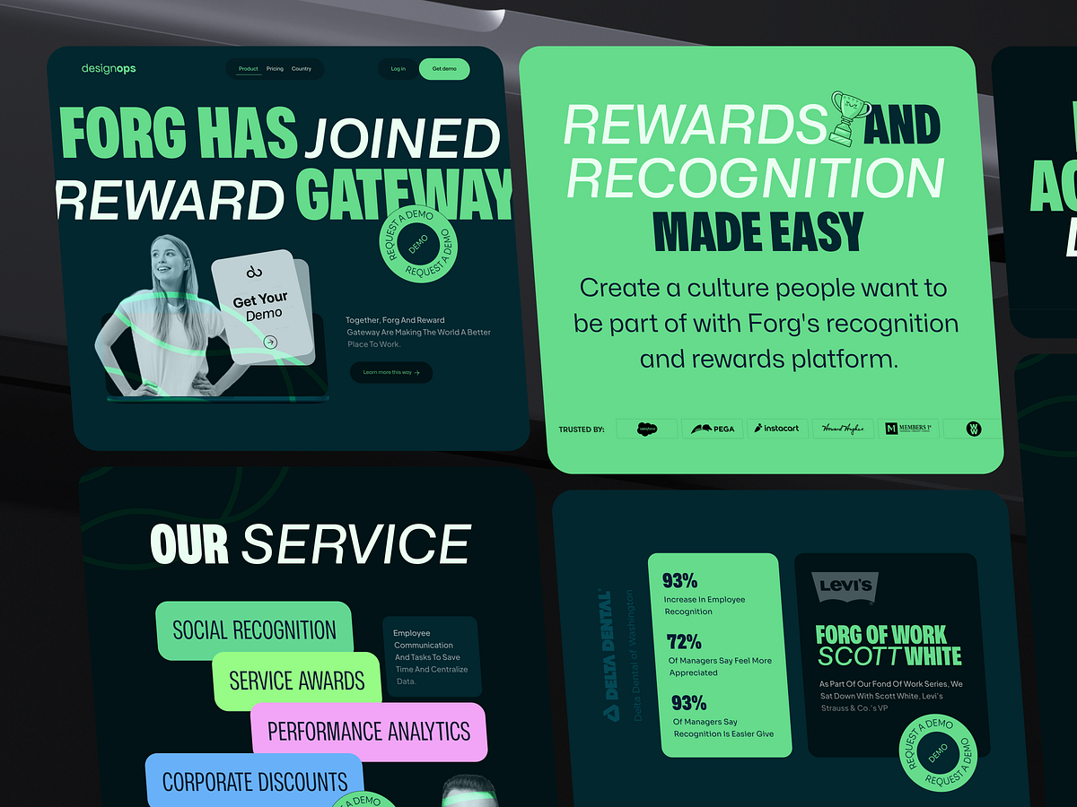 Recognition and rewards website Design Image 0