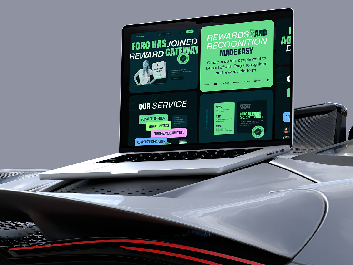 Recognition and rewards website Design Image 4