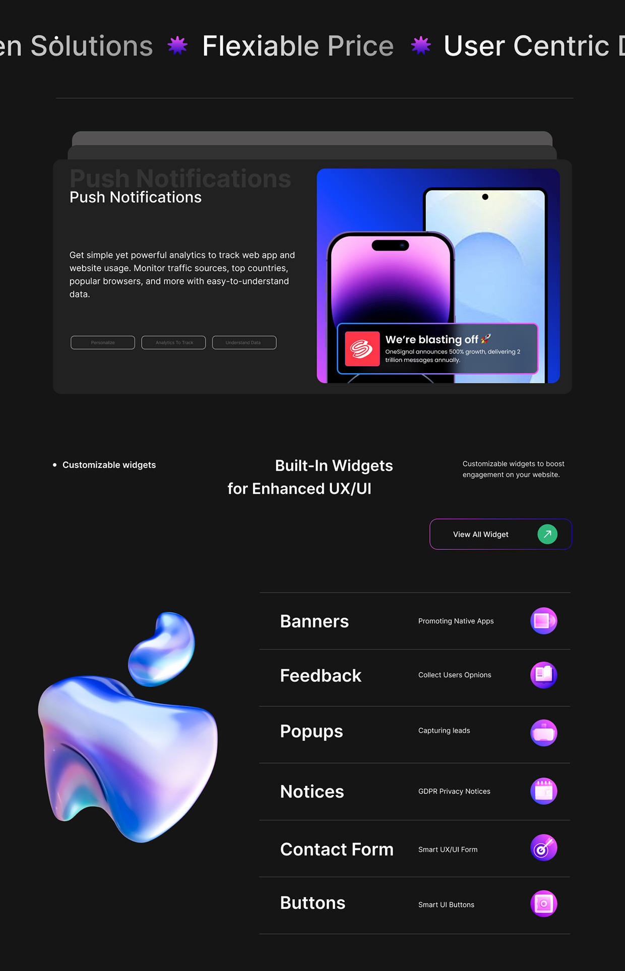 Mobile Apps landing page Case Study Image 2