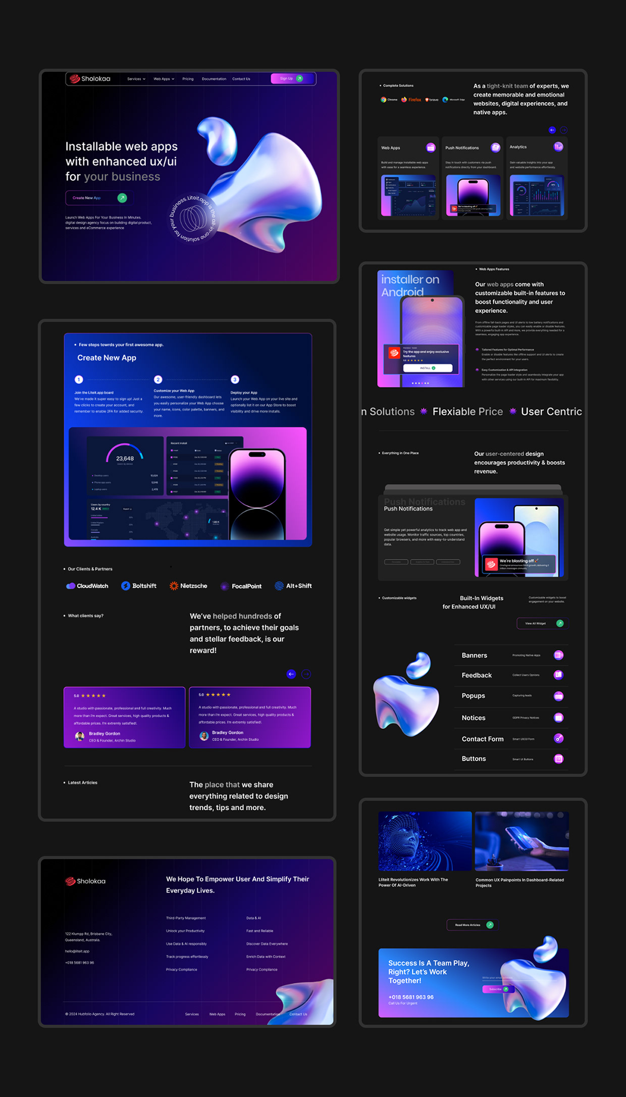 Mobile Apps landing page Case Study Image 3