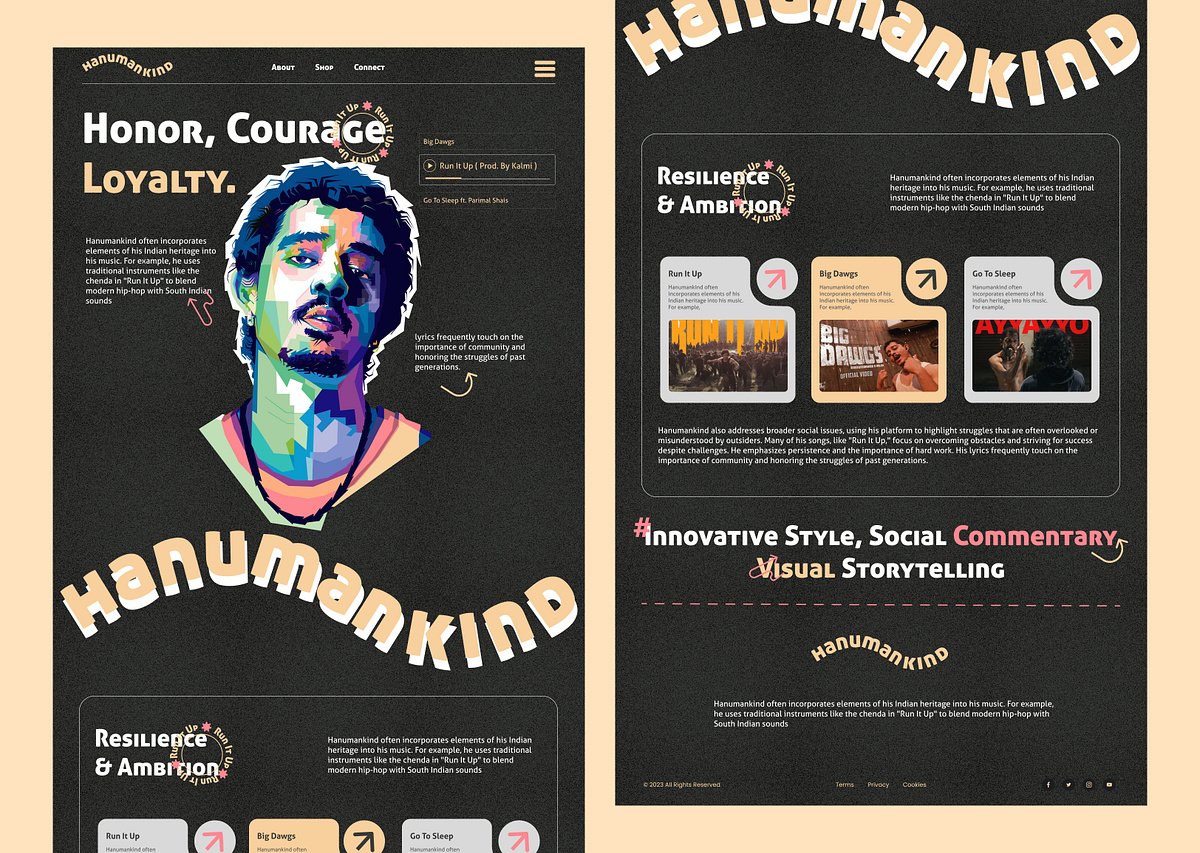 Hanumankind landing page Image 1