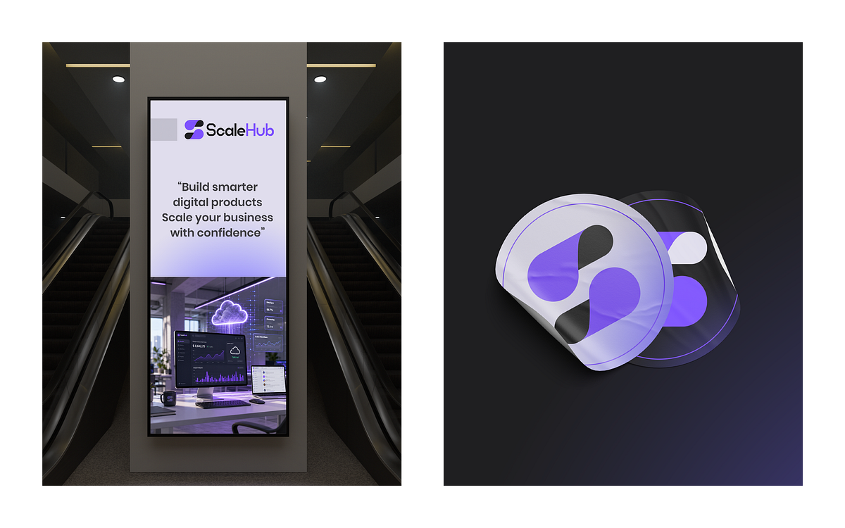 ScaleHub - SaaS Branding & UI/UX System Image 5