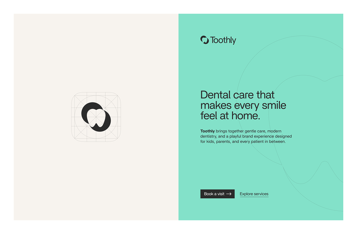 Toothly | Dental Care Brand Identity Image 1
