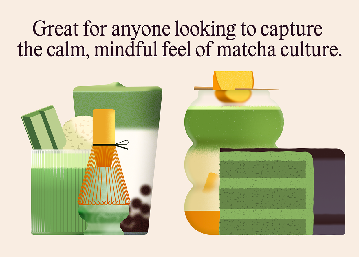 Matcha Illustration bundle Image 4