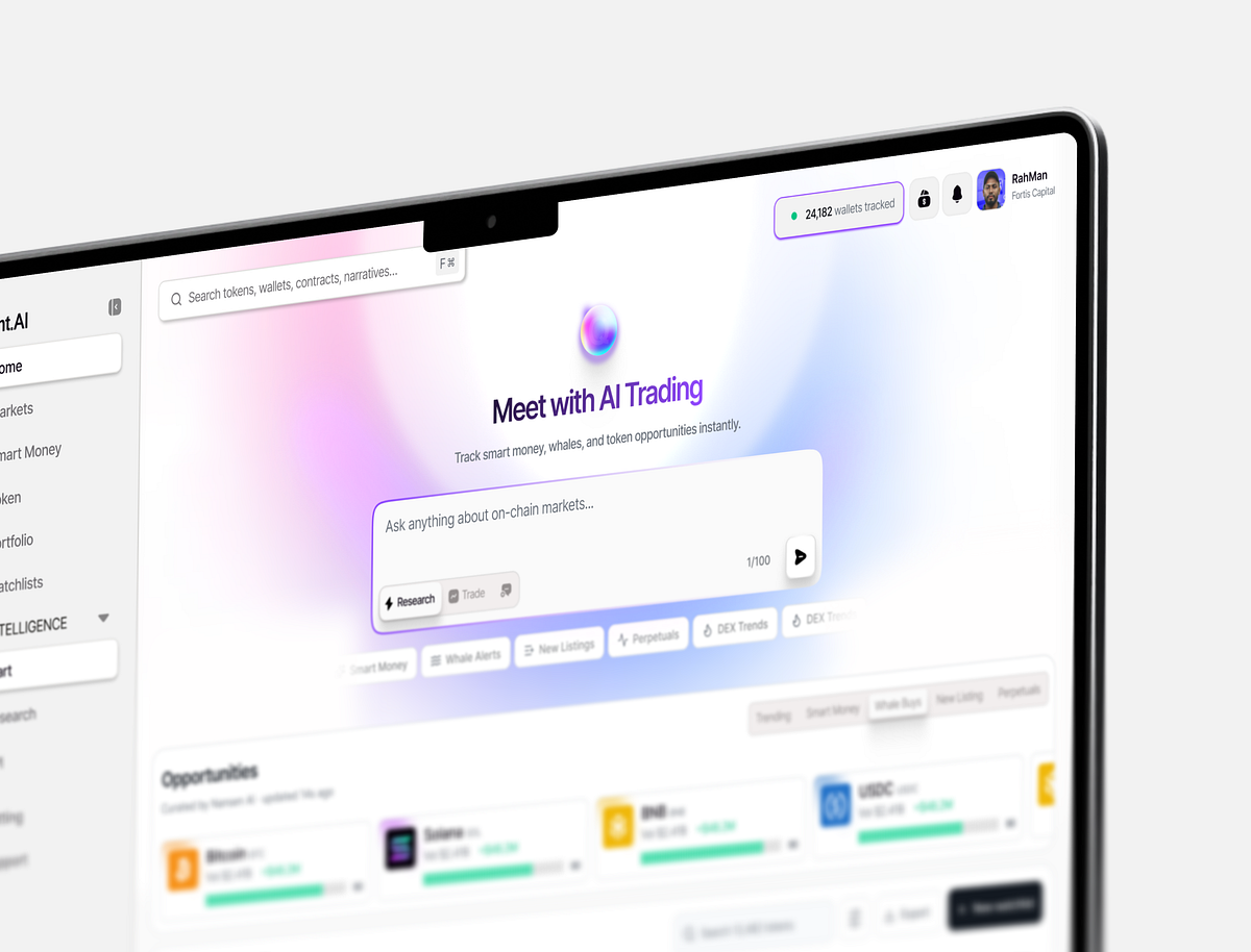 Agentic AI On - Chain Crypto Trading Dashboard