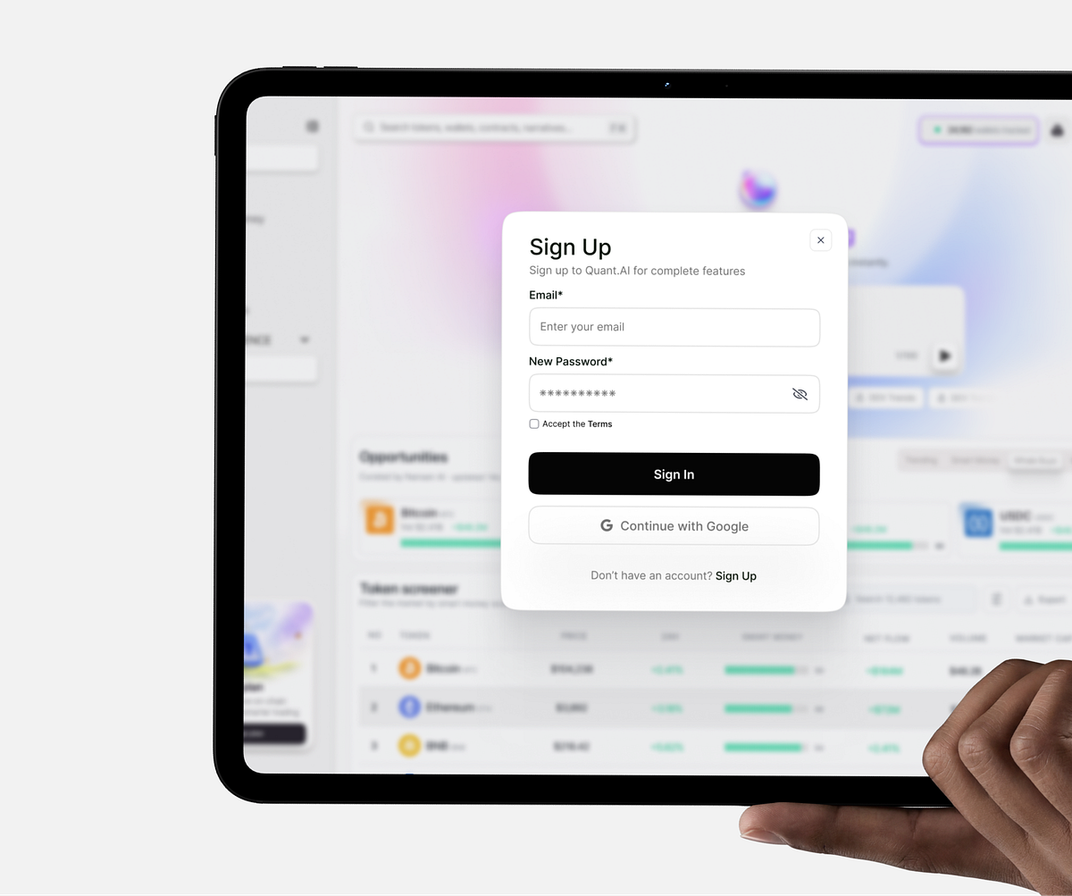 Agentic AI On - Chain Crypto Trading Dashboard Image 4