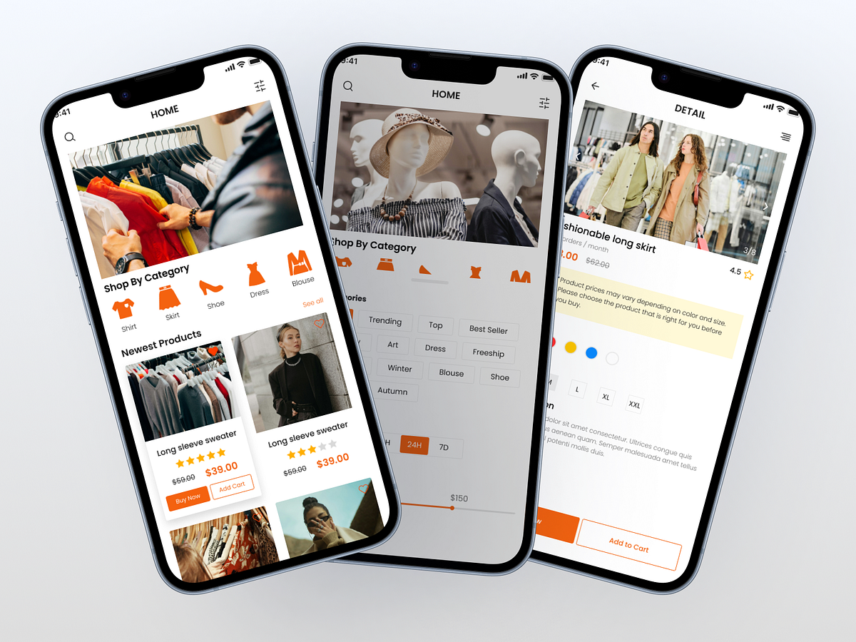 Fashion Mobile App Design Image 0