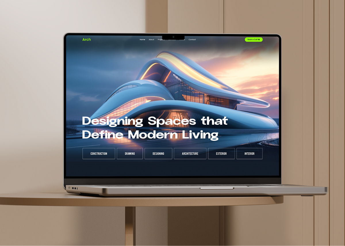 Modern Architecture Website — Where Design Meets Precision