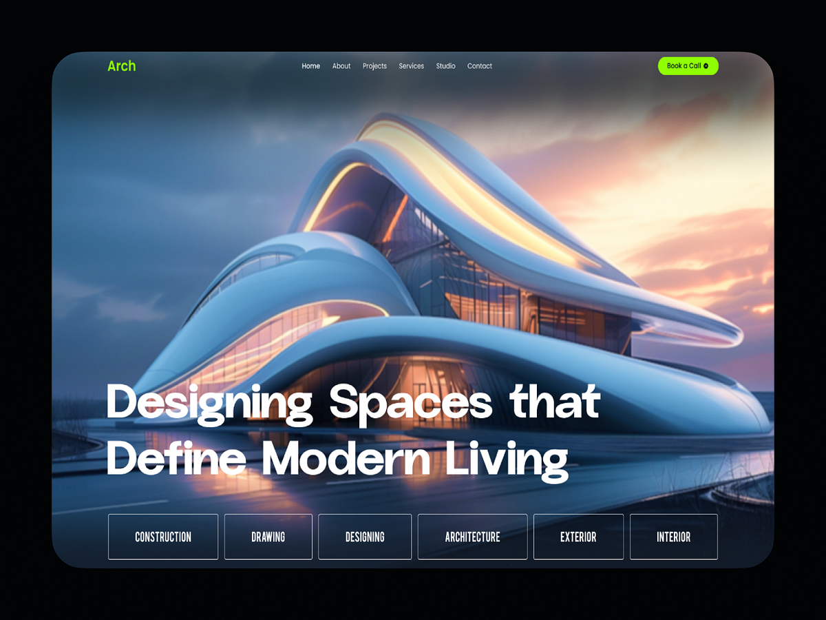 Modern Architecture Website — Where Design Meets Precision Image 1