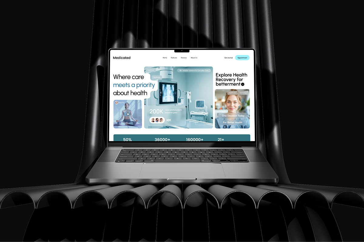 Medical Clinic Website Design — Trust-Driven Web UI