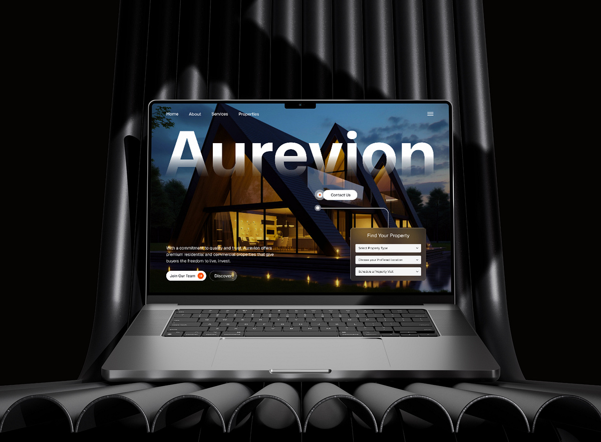Aurevion — Luxury Real Estate, Redesigned Image 0