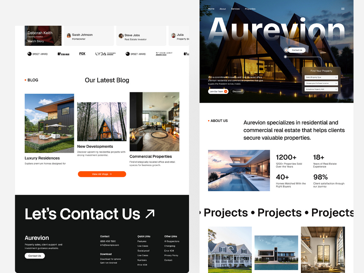 Aurevion — Luxury Real Estate, Redesigned Image 3