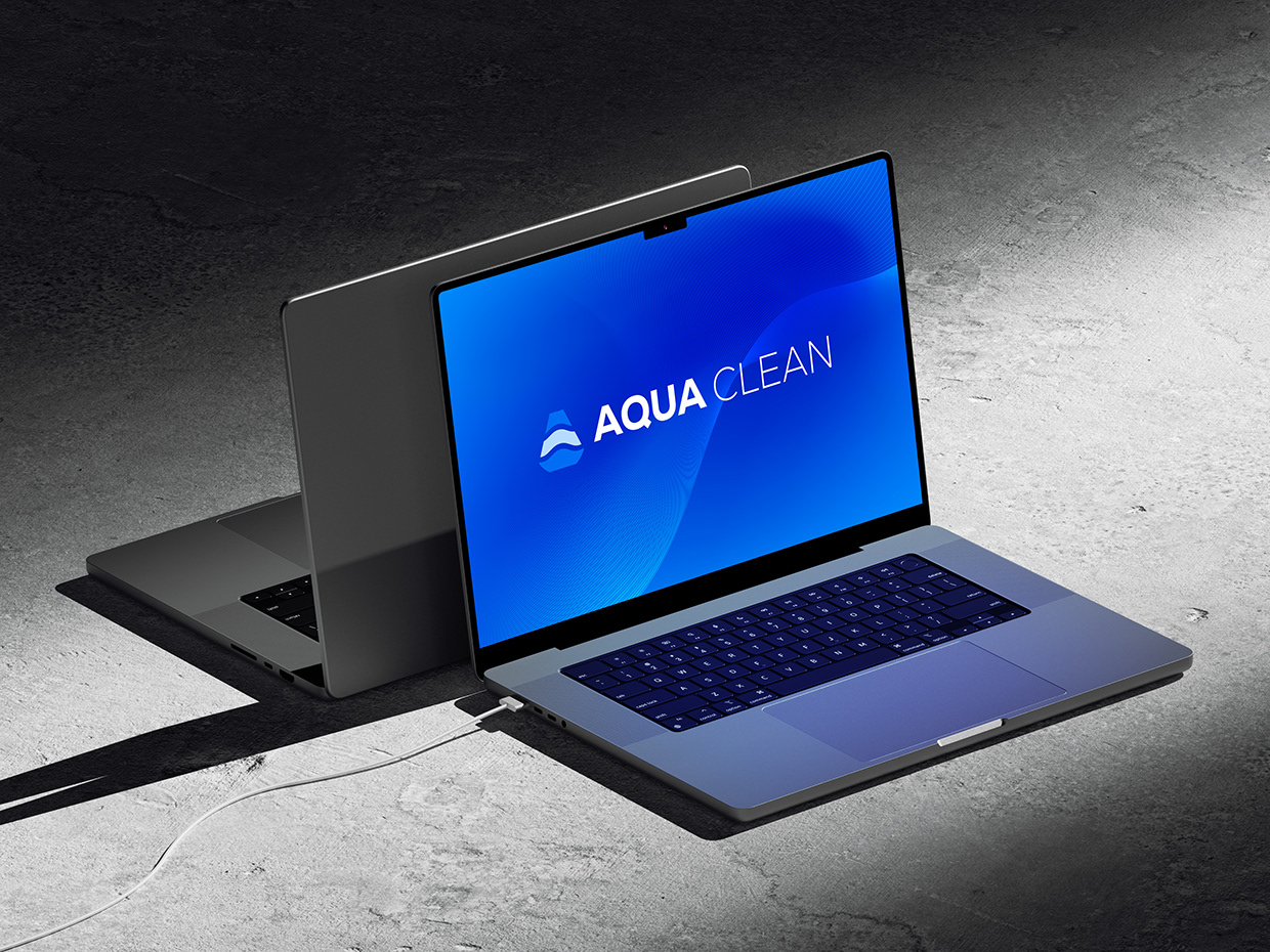 Aqua Clean - Logo Design #logodesign #water #cleaningsolution Image 7