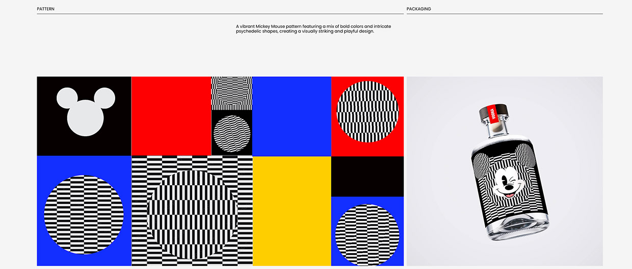 Mickey Mouse Vodka - Packaging Design Image 2