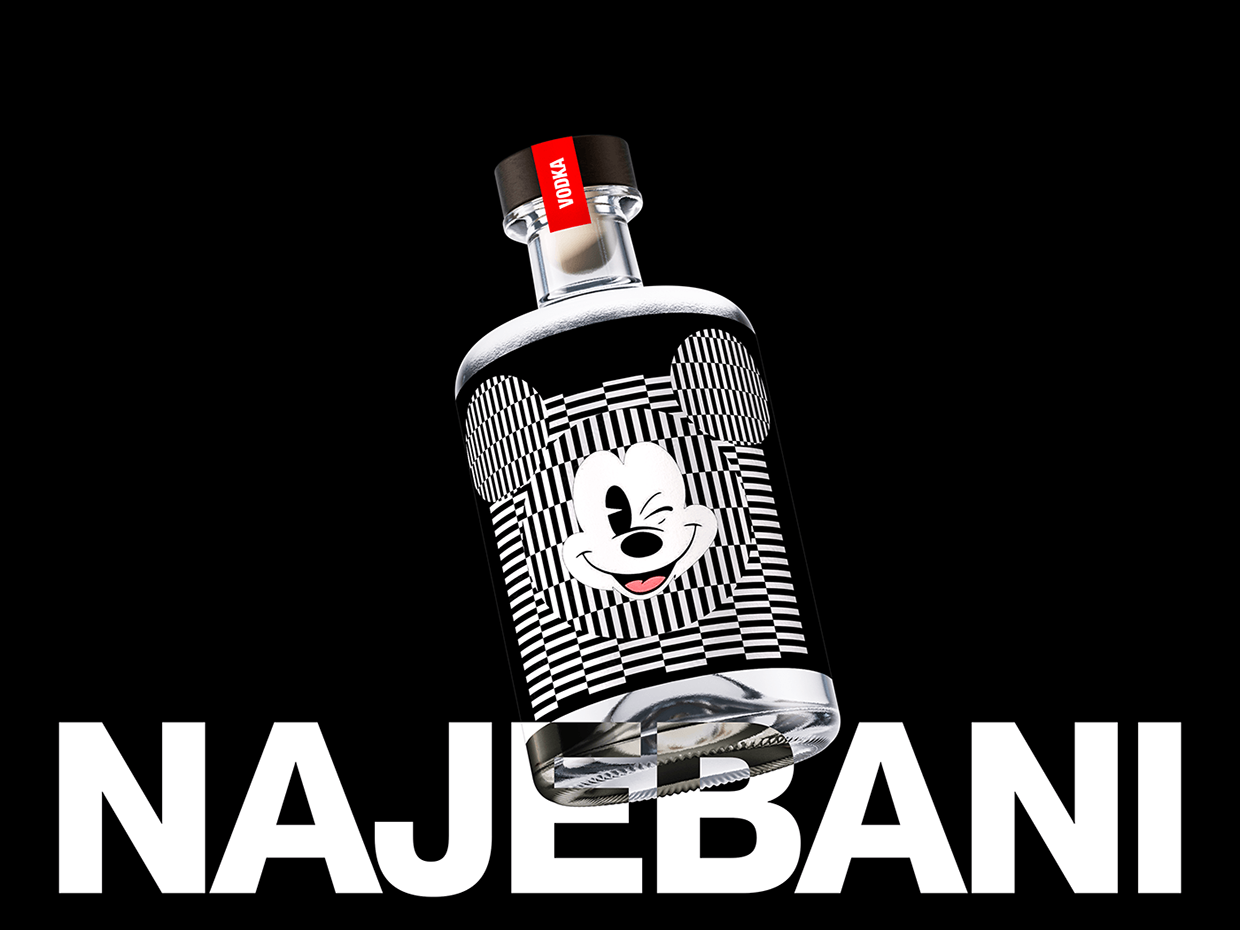 Mickey Mouse Vodka - Packaging Design Image 11