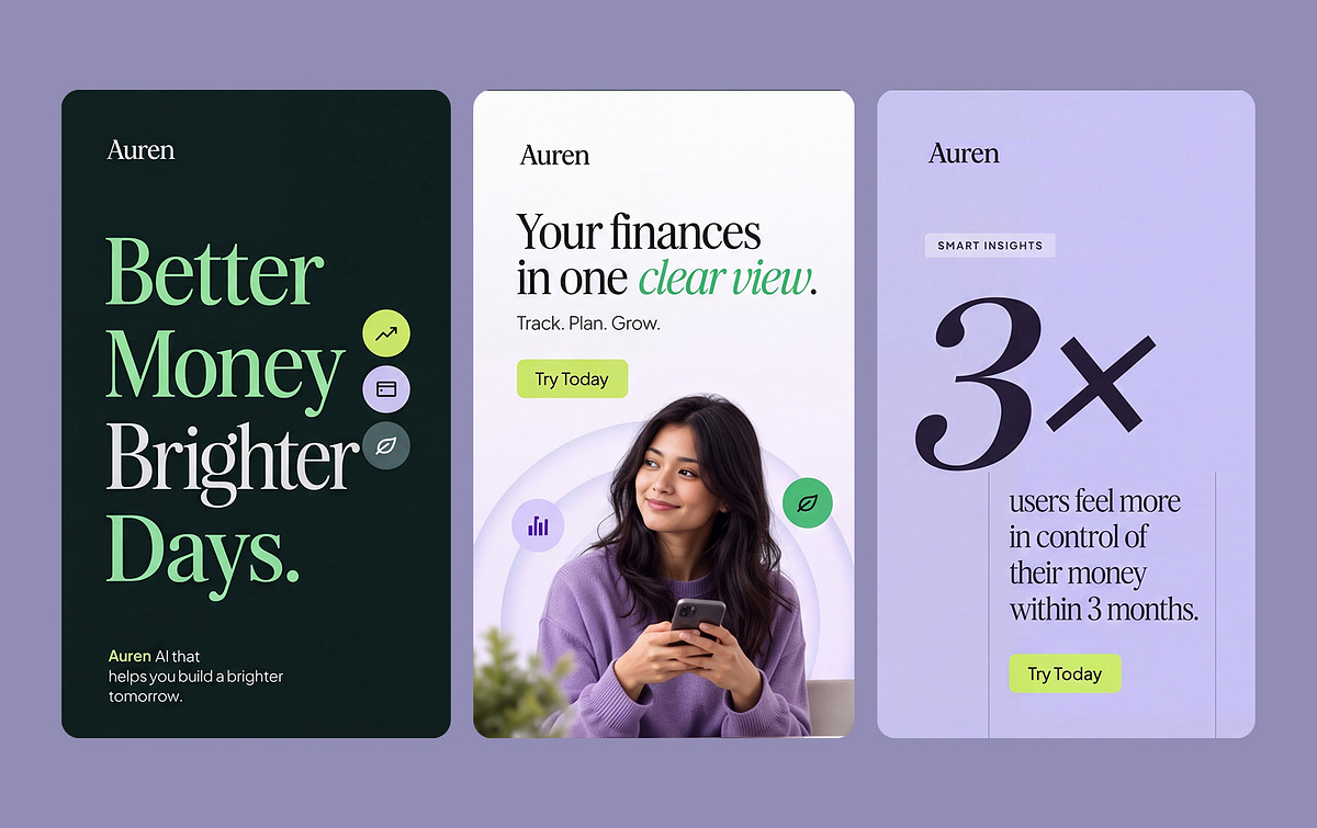 Clean & Engaging Social Media Ad Templates for Auren Image 0